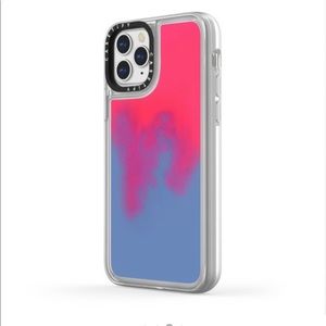Casetify pink and blue phone case
